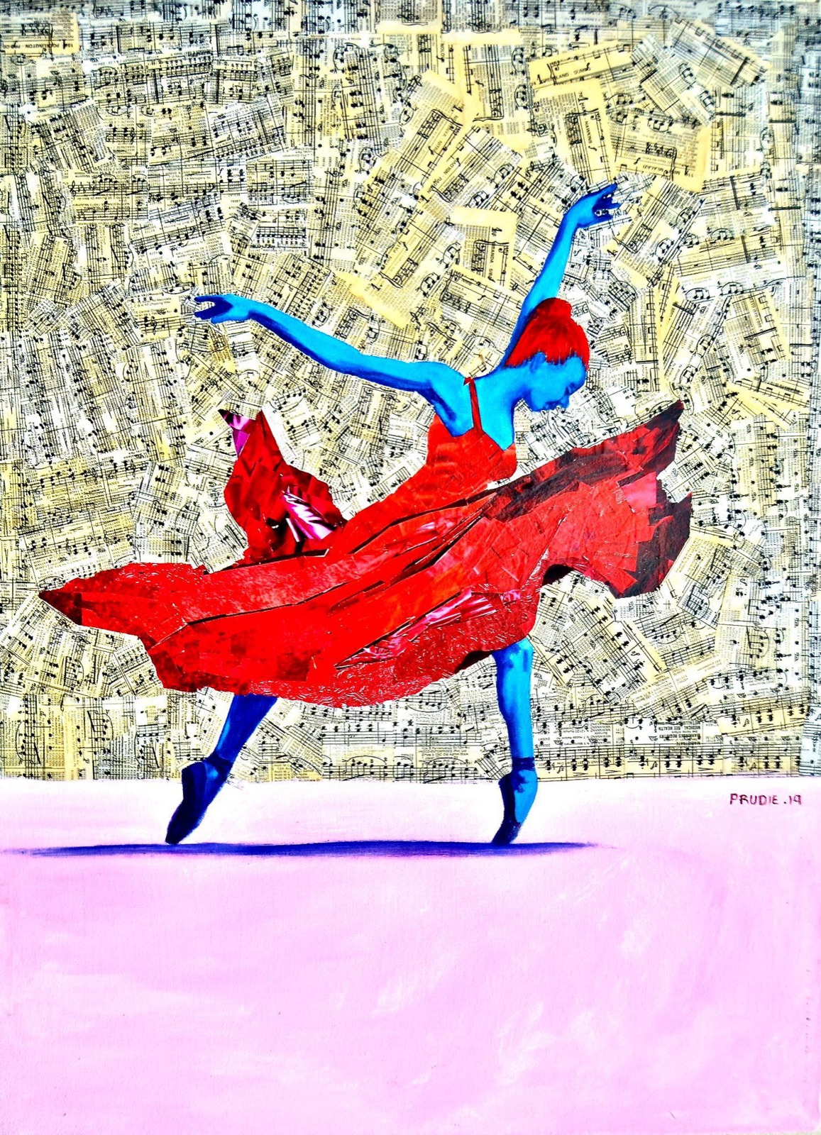 Symphonic Red by Prudence Chimutuwah