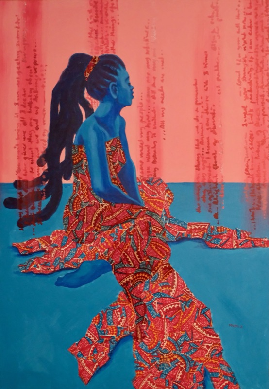 Contemplative Embrace by Prudence Chimutuwah