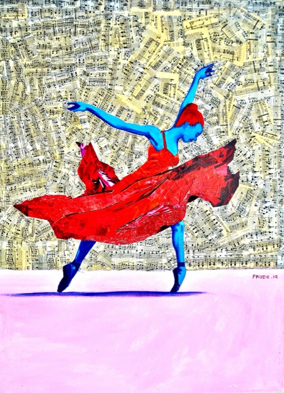 Symphonic Red by Prudence Chimutuwah